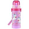 Skater Children's Stainless Steel Direct Drinking 3D Water Bottle Kids 480ml Unicorn Girls SDPV5-A