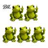 Funny Resin Figurines Mini Monkey Figurine, Frog Statue with Middle Finger Gesture, Sarcastic Festive Halloween Party Supplies Humorous Prank Ornament