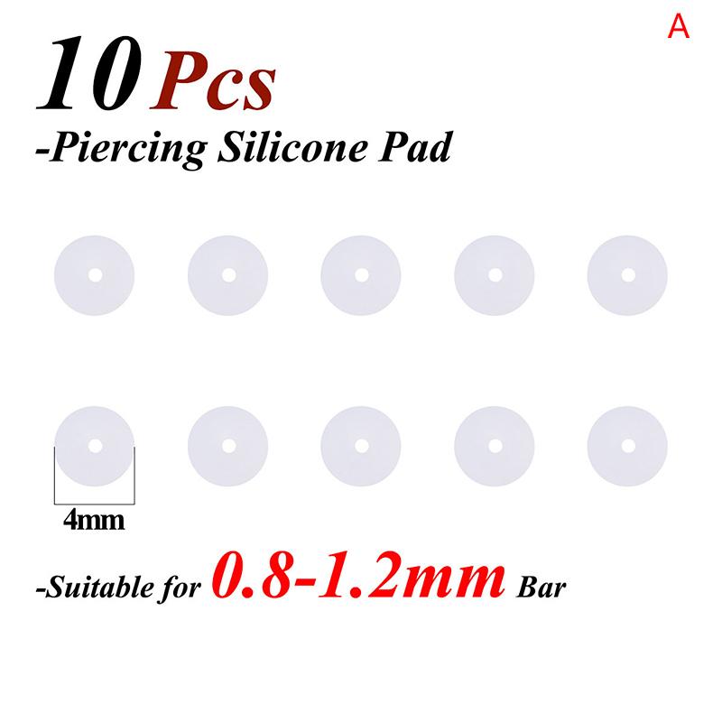 Silicone Piercing Jewelry Pad Healing Discs Flexible Anti Hyperplasia