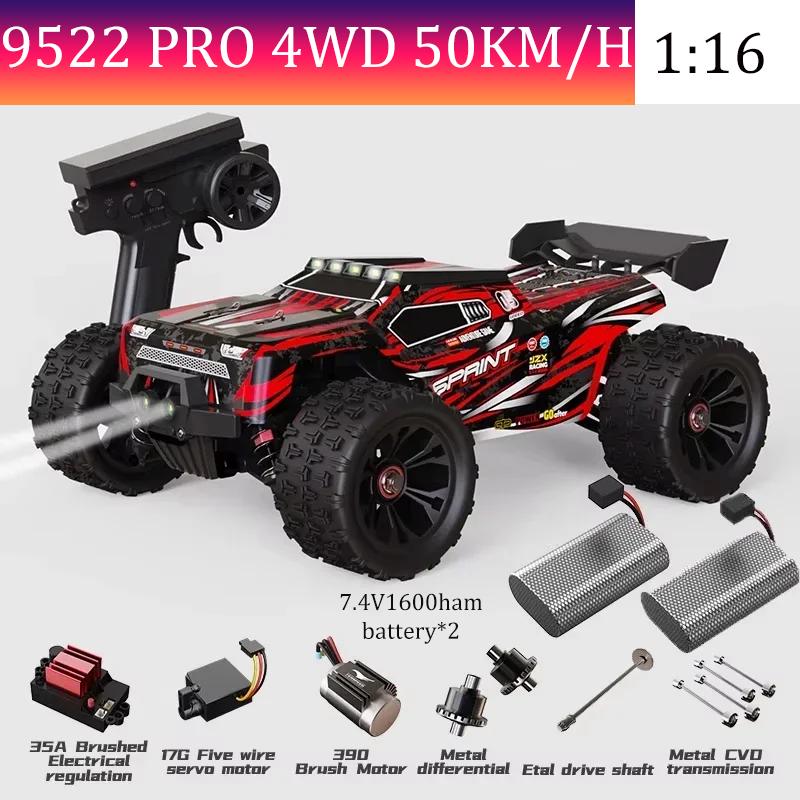 SCY9522PRO Супер Бесколлекторный Мотор Машинка на Радиоуправлении 85 км/ч или 50 км/ч Высокоскоростная 4WD 1:Модель гоночного автомобиля в масштабе 1:16 Игрушка для мальчика Подарок