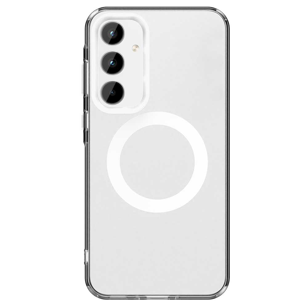 Матовый чехол Magsafe для телефона Samsung Galaxy A55 A35 A25 A15 5G Защитный чехол Магнитная беспроводная зарядка Ударопрочная задняя крышка