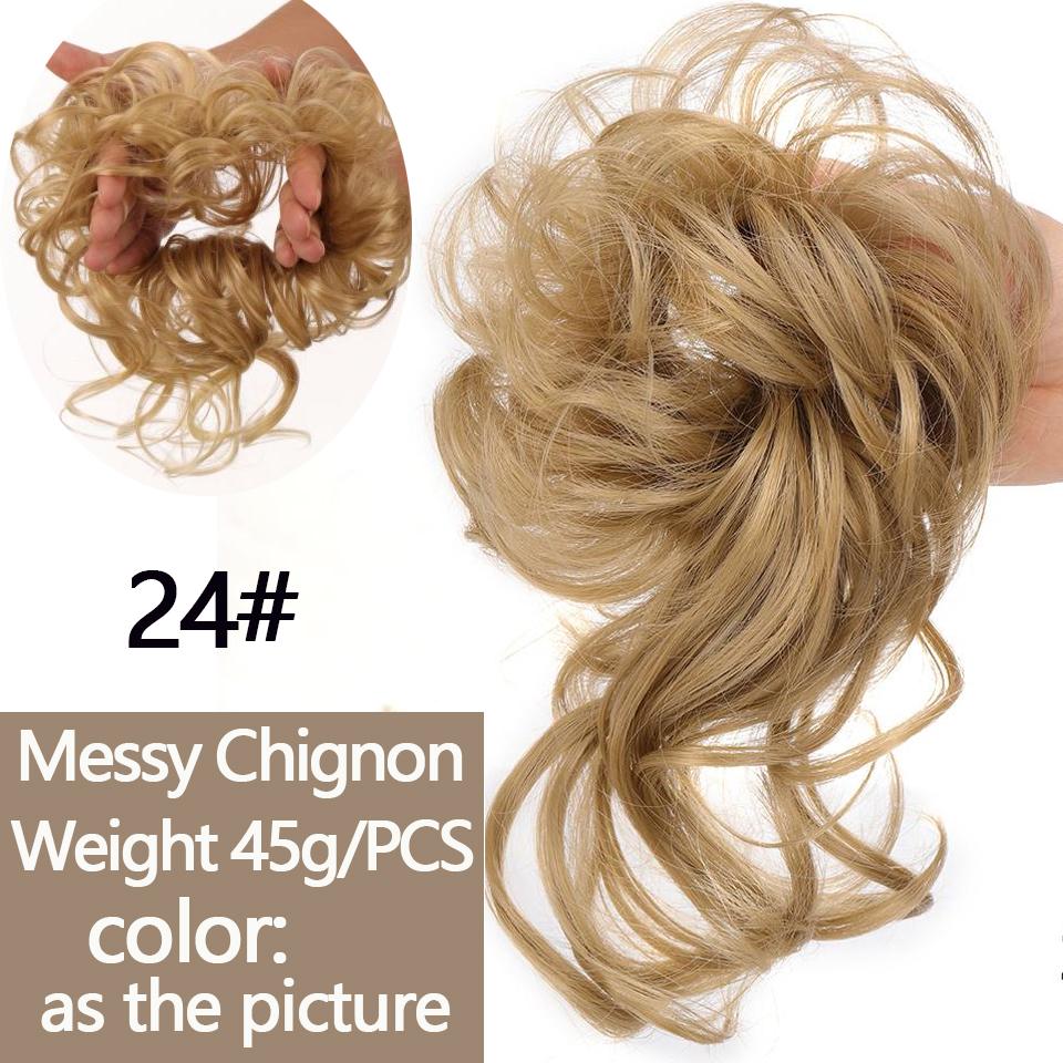 LUPU Светлые черные ленты для волос, грязные вьющиеся шиньонные булочки, синтетические резинки для волос, искусственные волосы для женщин, синтетическое наращивание волос