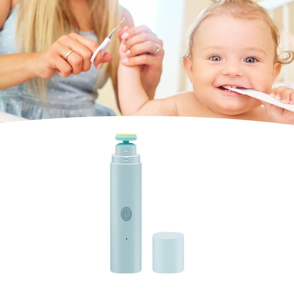 Electric Infant Nail Clipper Safe Simple Portable Low Noise Infant Nail Trimmer for Toddler Kids
