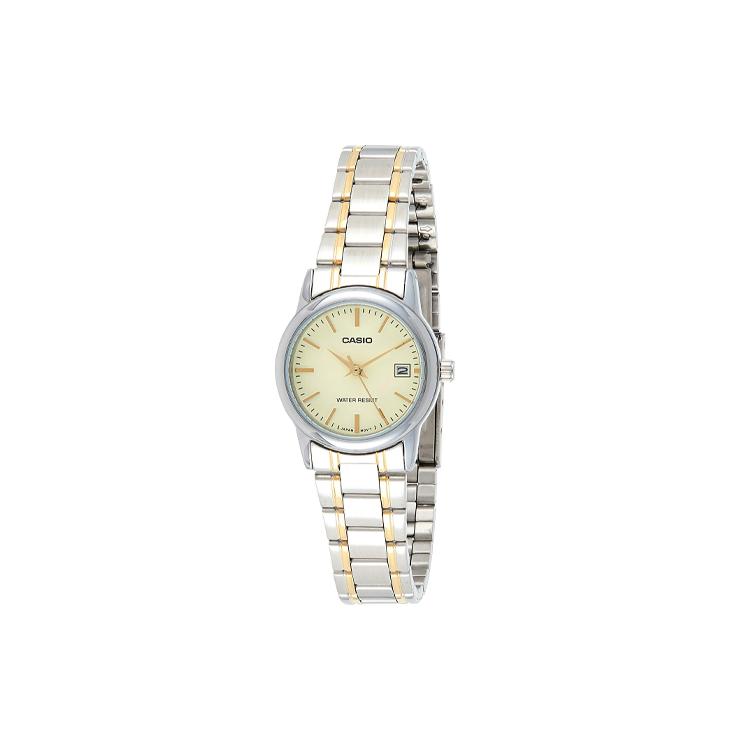 Casio Женские стандартные часы золотого цвета LTP-V002SG-9A LTP-V002SG-9A
