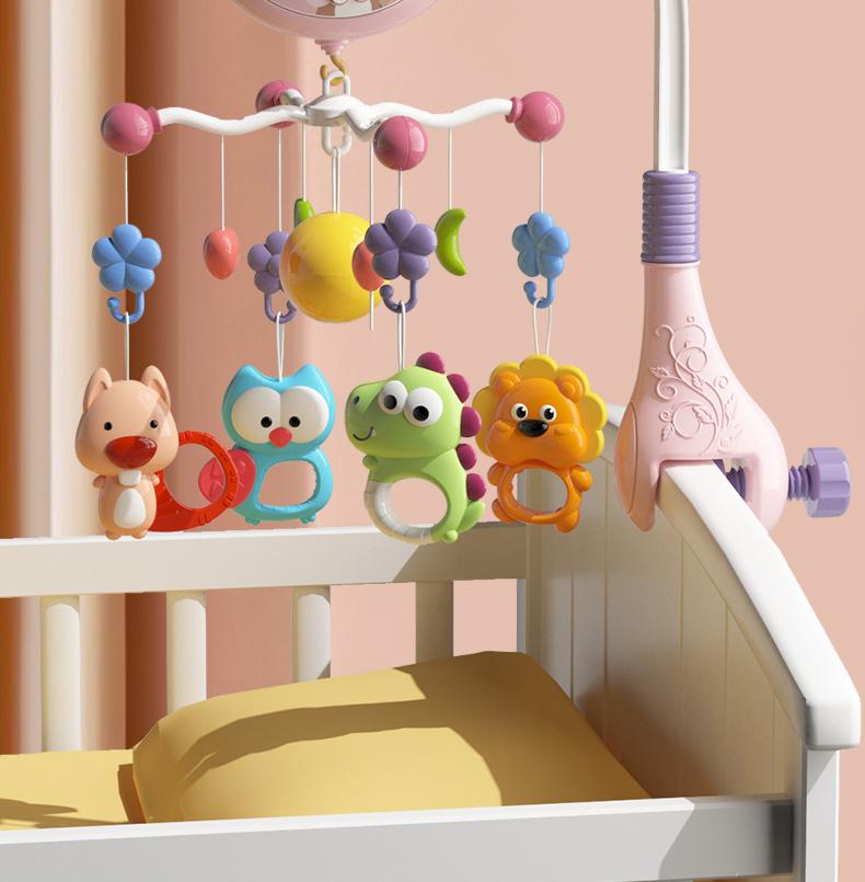 Newborns, bedside bells, baby strollers, rotating puzzle beds, hanging bed bells, baby soothing pendants, hanging toys