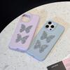 Flash Diamond Butterfly Suitable for 17promax Apple 16 Mobile Phone Case Iphone14 High End Sense 1311 Three Dimensional Soft