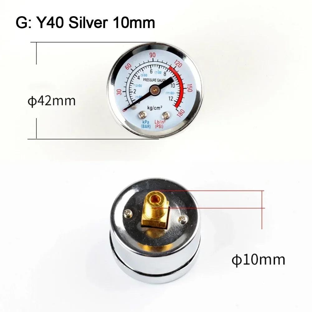 Y40 Y50 0-180PSI Газ Вода Топливо Жидкости Измеритель Манометр Для Воздушного Компрессора