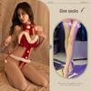 Night Orchid Sexy Christmas Bodycon Lingerie - One-Piece Hot Girl Outfit