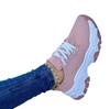 2024 New Thick-soled Lace-up Sports and Leisure Shoes Women's Foreign Trade Large Size Low-top Single Shoes Women's Casual Shoes