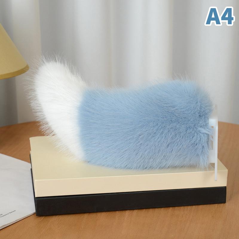 Remote Control Electric Car Tail Electric Bicycle Tail Wagging Moving Rechargeable Plush Animal Tail Auto Motorcycle Decoration