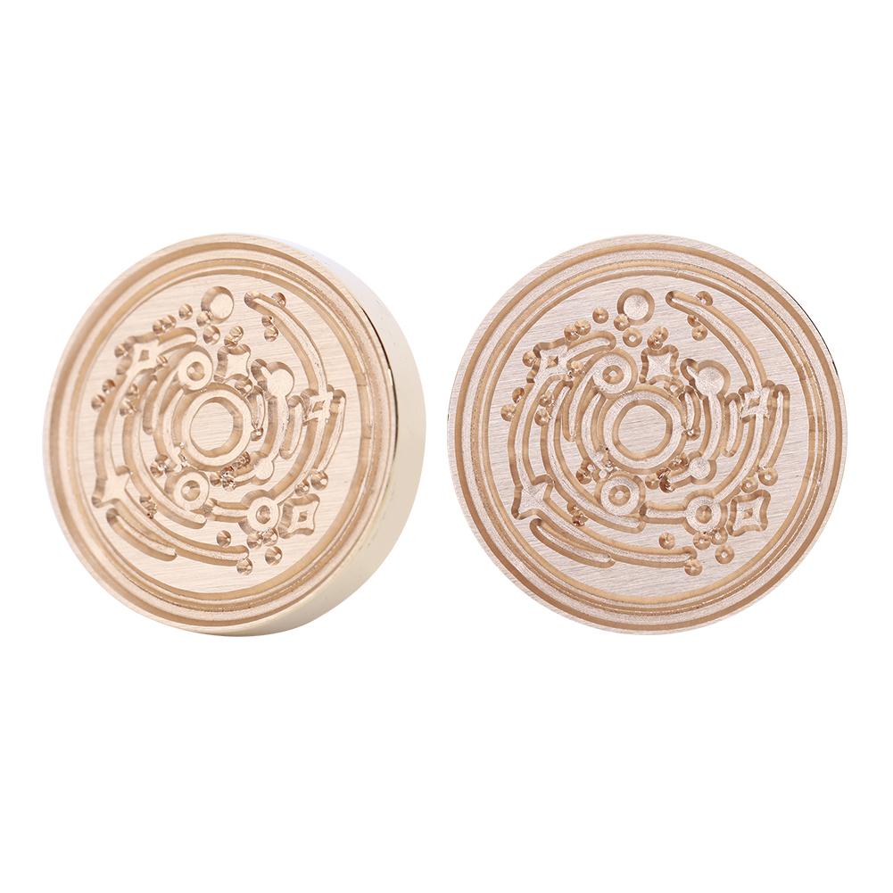 Ретро Звездное небо Печать сургучной головкой Огненная краска для открыток DIY Конверты Марки