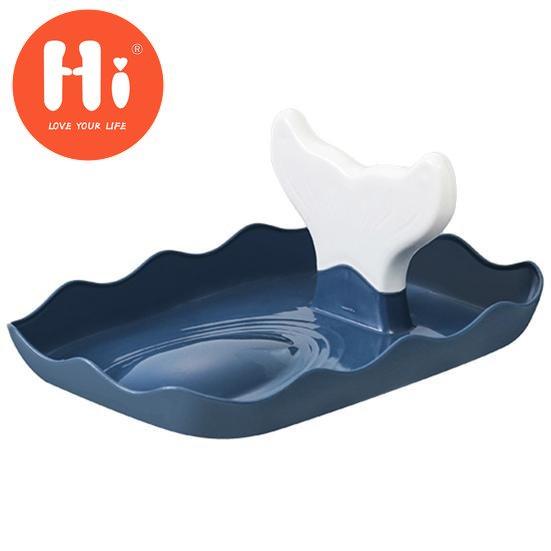 Hi Fishtail Design Стойка для крышки кастрюли Стабильный полипропилен Легко чистящийся держатель для крышки кастрюли Кухонные инструменты