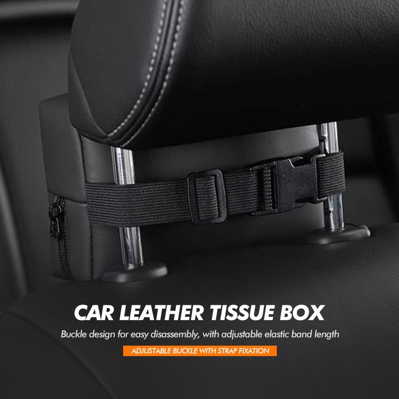 CGRE6 For Benz 1/2PCS Car Interior Tissue Bag Seat Back Tissue Storage Box Holder Accessories AMG VIANO GLB GLC W108 W124 W126 W169
