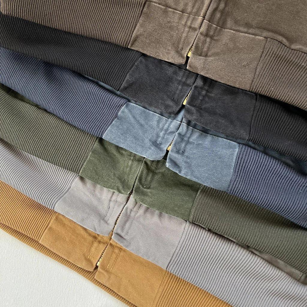 J25 Тяжелая стираная J130 Куртка-бомбер с капюшоном, потертая, винтажная, для автомобиля