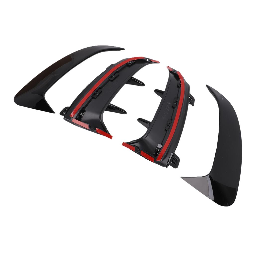 Rear Bumper Spoiler Side Canard Air Vent Replacement for A Class W177 AMG Line Hatchback Left Right Gloss Black