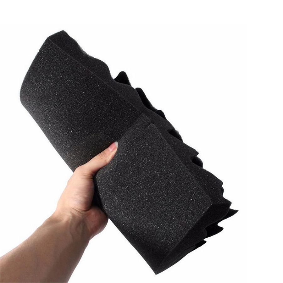10Pcs 2cm*50cm*50cm Car KTV Soundproofing Sound Absorption Acoustic Foam Egg Crate Studio Deadening Insulation