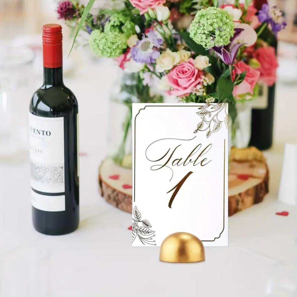 Wooden Table Number Stand Elegant Name Cards Holders  Party Wedding Decorations