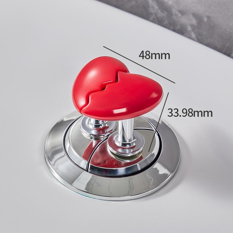 Ручка для туалета в форме сердца, кнопка для нажатия на туалет, кнопка для бачка с водой в ванной, кнопка для нажатия, аксессуары для ванной комнаты