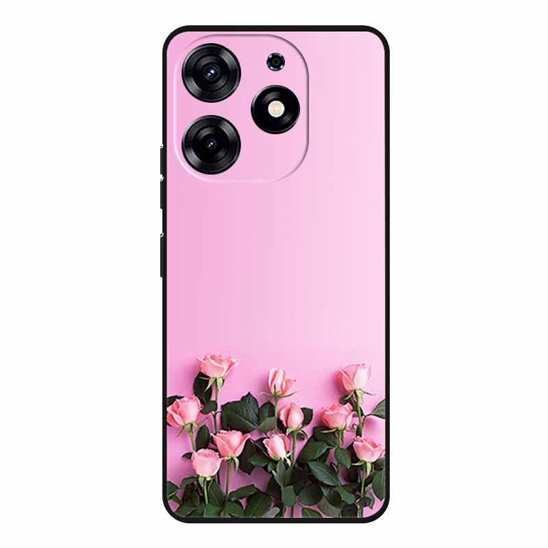 Милые Животные Мягкий Силиконовый TPU Чехол для Телефона Tecno Spark 20 Pro - Легкий и Ударопоглощающий Защитный Задний Чехол