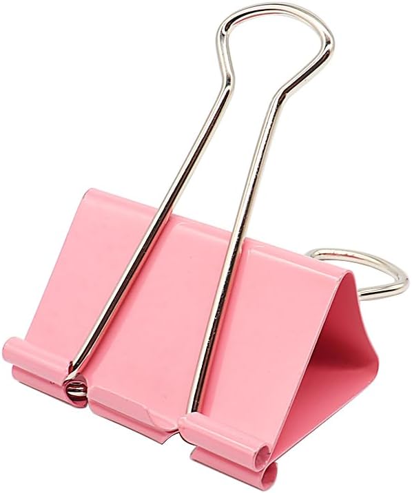 Extra Large Binder Clips 2 Inch / 51mm Big Paper Clamps for Office and School Supplies random color