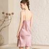 100% mulberry silk 19mm new Chinese style jacquard silk sexy bellyband nightgown comfortable sleepwear for women