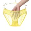 Low Waist Transparent Mesh Briefs Sexy Underwear Cute Panties for Women