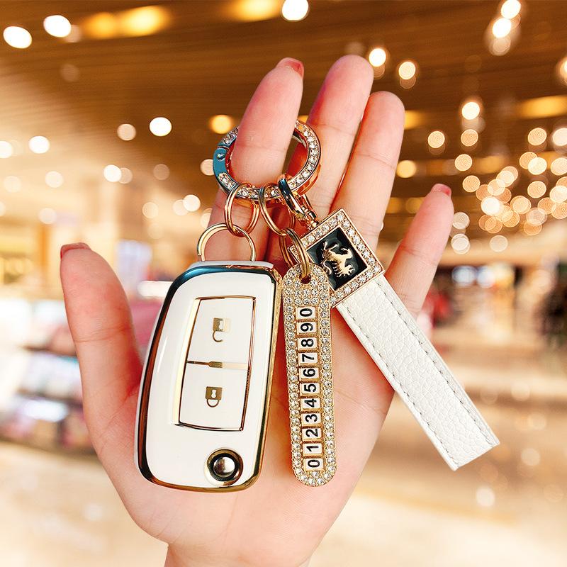 Подходит для ключа Dongfeng Nissan Qashqai складной 2 ключа 2017 2019 мужской 17 женский высококлассный милый