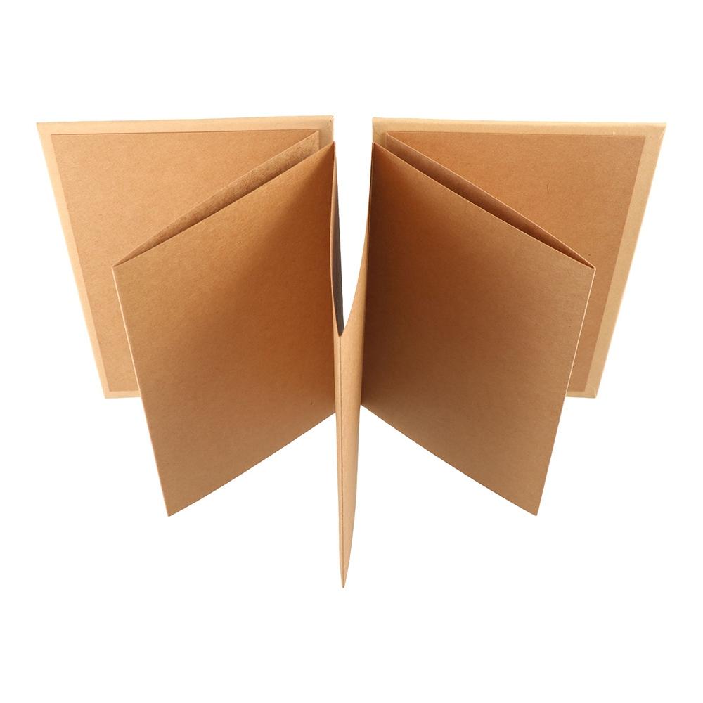 Folding Accordion Photo Album Gift Kraft Paper Handcrafts Surprised Photo Book Photocard Graffiti DIY Surprise Gift Couple