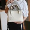 Cowhide Women's Bag Single Shoulder Women's Bag Niche Fashion Large Capacity Practical Shell Shopping Oblique Span Bag