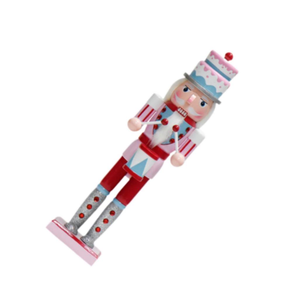 Рождественский Щелкунчик Солдат Высота 15 дюймов Традиционная фигурка Щелкунчика для Сада Спальни Камина Сувениры для вечеринки Праздник