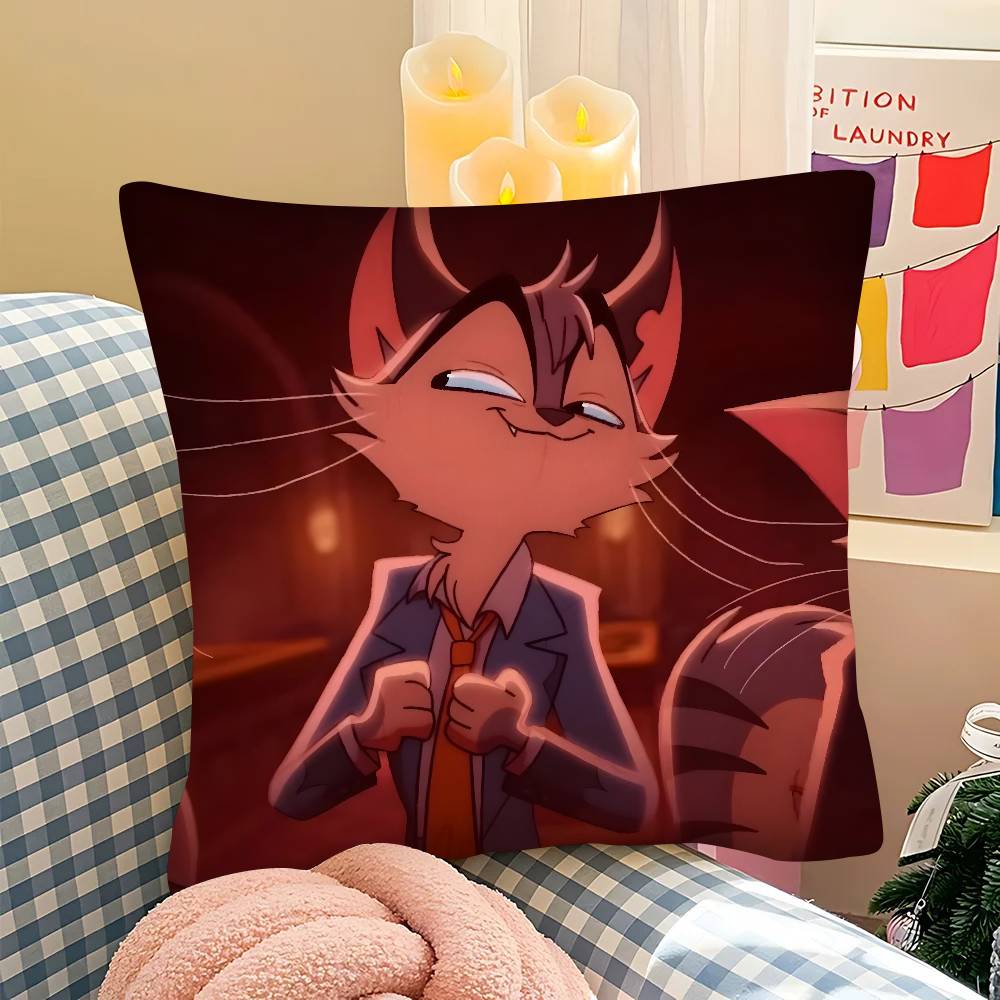 pc Lackadaisy Anime Pillow Case Fashion Square Pillowcase Bedroom Sofa Room Ins Decoration Leisure