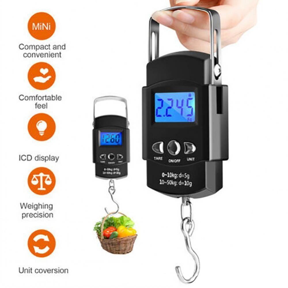 For Fishing Luggage Travel LCD Digital Scale Hanging Scale Electronic Weighing Scale Luggage Scale