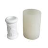 Cylinder Candle Holder Molds for DIY Candle Holder Gypsum Ornament Room Decorations, Easter Theme Pillar Candle Holder