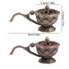 Zinc Zinc Alloy Lotus Hand Stove Small Metal Censer Room Decor Incense Burner  Camping Garden