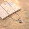 Waterproof Eye Necklace Titanium Demon Eye Earrings Blue Eyes Choker Chain  Lucky Jewelry