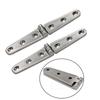 2pcs Stainless Steel 316 Strap Hinge With 6 Holes 28x160mm Mirror Polish Marine Boat Hardware Cast Door Strap Hinges