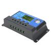 Solar Panel Controller LCD Display Battery Charge Control Dual USB Output 12V24V 30A