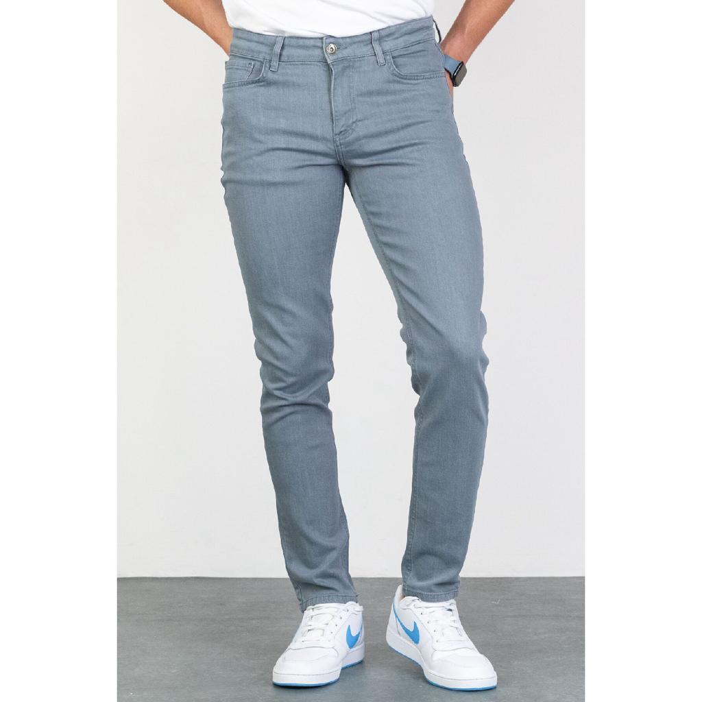 Мужские бежевые облегающие джинсы из гибкой лайкры Джинсы Hlthe001966