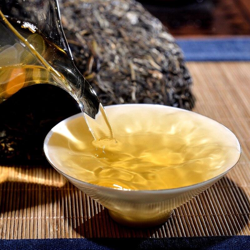 2014 Bingdao Sheng Puerh Tea Mengku Ancient Tree Handmade Raw Puerh Tea 357g