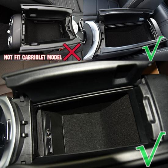 For Mercedes-Benz C Class W205 2015-2018 Armrest Storage Box Center Console Tray