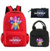 3Pcs/set Anime K-Pop Demon Hunters Printed Backpack with Shoulder Bag Pencil Case for Student Boy Girl Schoolbag Large Capacity Waterproof Bookbag