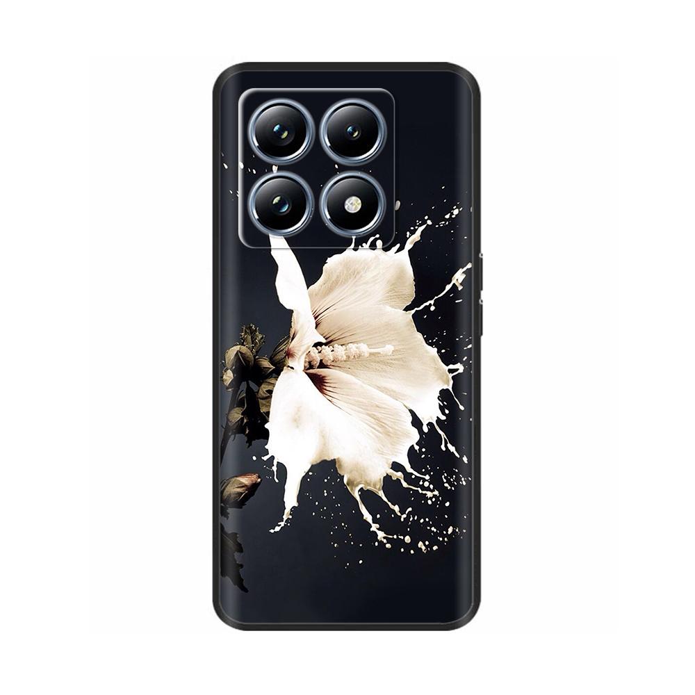 Силиконовый чехол для телефона для Xiaomi Mi 14T Pro / 14T 5G, роскошный окрашенный защитный корпус, задняя крышка для Mi14T, мягкий черный бампер