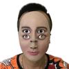 Horror Four Eyes Mask Full Face Latex Mask with Elastic Band Halloween Christmas Cosplay Costume Props