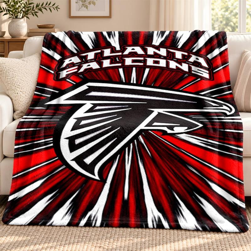 Плед Atlanta Falcons Фланелевый Плед Мягкий Уютный Плюшевый Плед для Дивана Кровати Легкий Домашний Декор На Открытом Воздухе Кемпинг