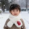 Детский шарф-снуд "Маленький мишка": Уютный плюшевый шарф для мальчиков и девочек