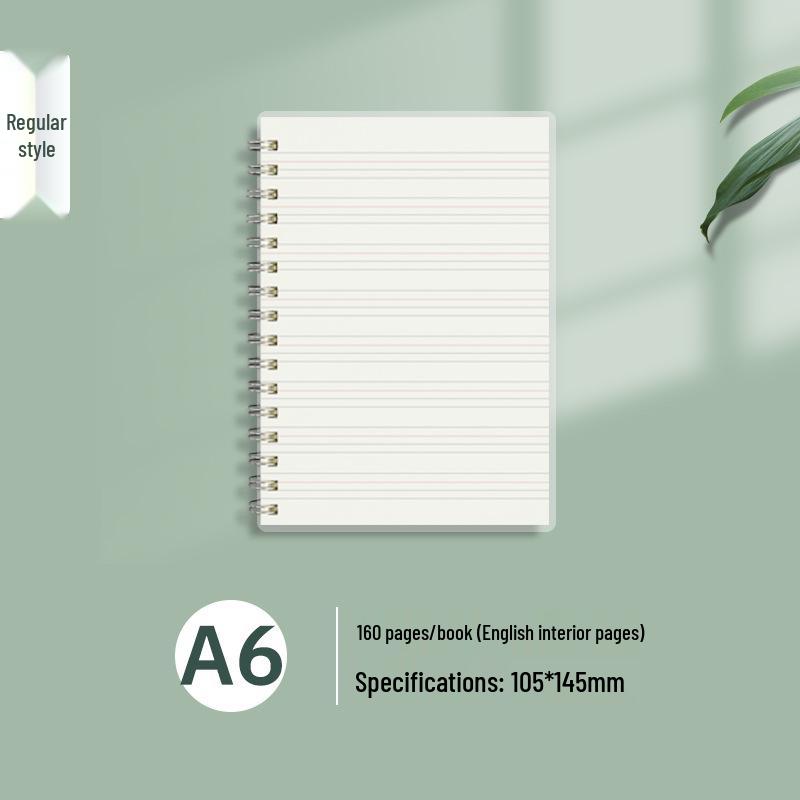 Spiral Bound A5/B5 Notebook: Lined, Grid, & Blank Pages, Ideal for Students and Planning