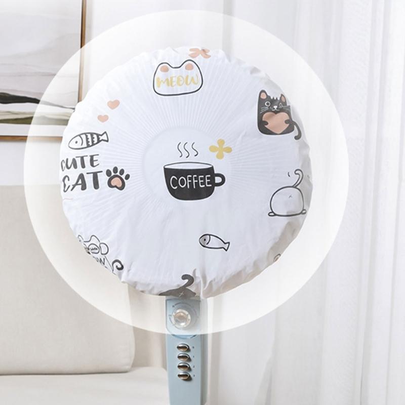 Чехлы для электрических вентиляторов Защитные Водонепроницаемые Пылезащитные Круглые Чехлы для вентиляторов Защита от загрязнения Защита от защемления Пылезащитные чехлы для ручных вентиляторов