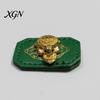 Positive Energy Charm Golden Turtle Feng Shui Ornament for Wealth And Prosperity, Metal Chinese Luck Handcrafted Brass with Faux Leather Sleeve,
