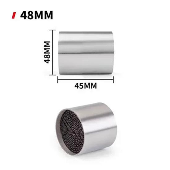 Universal Motorcycle 35/42/45/48/50/53MM Front Mid End Catalyst DB Killer for Exhaust Muffler Silencer Noise Sound