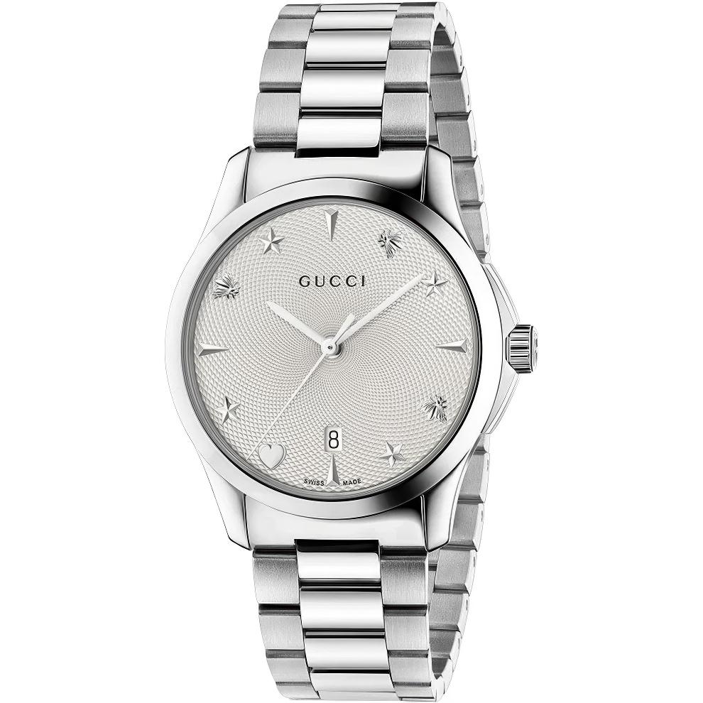 Gucci YA1264028A G-Timeless Silver Dial Unisex Watch